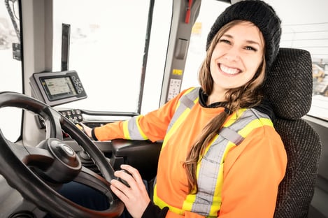 Céline heavy equipment operator