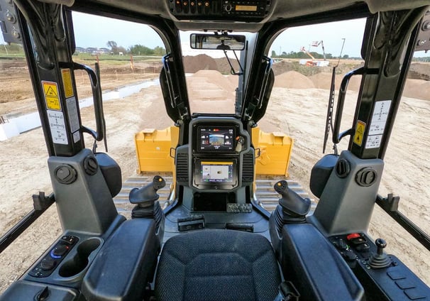 Cat D4 interior cab-Toromont Cat